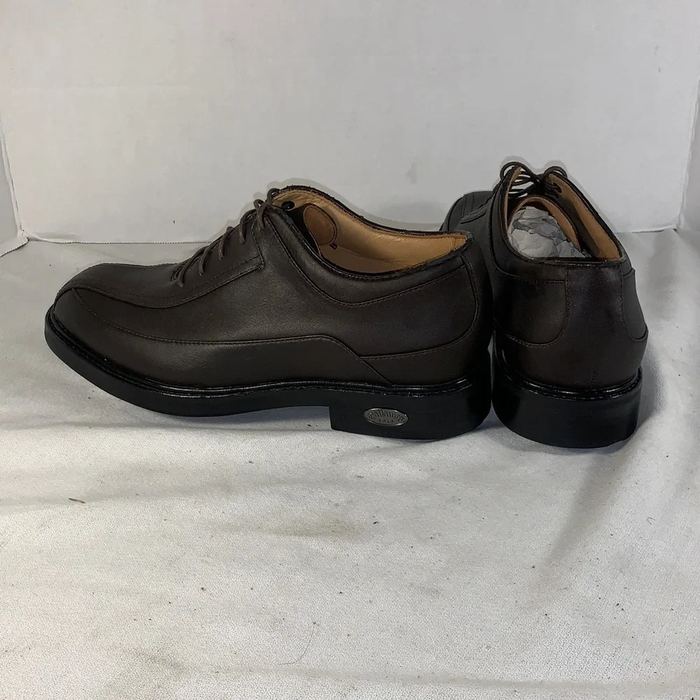 Callaway Men's Dark Brown Leather Lace-Up Oxfords